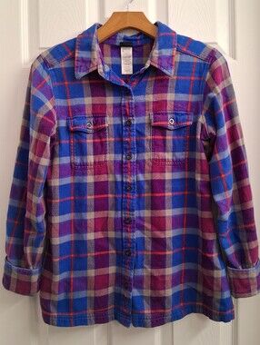 Patagonia Womens Plaid Flannel Size 4
